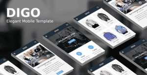 Digo – Elegant Mobile Template