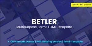 Betler – Multipurpose Forms HTML Template