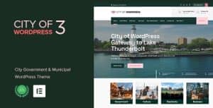 City of WP – Municipal & Local Government WordPress Theme