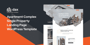 DAXX – Apartment Complex WordPress Theme