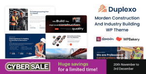 Duplexo – Construction Renovation WordPress Theme + RTL