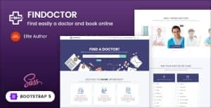 Findoctor – Doctors directory and Book Online template