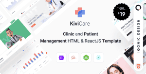 KiviCare – Clinic And Patient Management HTML & ReactJS Template