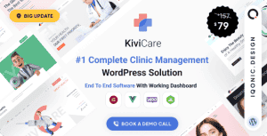 KiviCare – Medical Clinic & Patient Management WordPress Solution