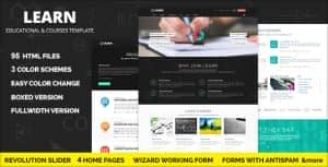 Learn – Courses and Educational Site Template