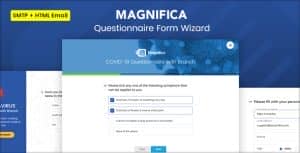 Magnifica – Coronavirus Questionnaire Form Wizard