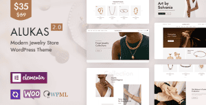 Alukas – Modern Jewelry Store WordPress Theme