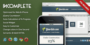 Incomplete Under Construction Page