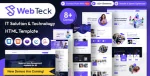Webteck – IT Solution and Technology HTML Template