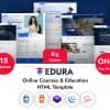 Edura – Online Courses & Education HTML Template + RTL