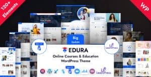 Edura – Online Courses & Education WordPress Theme