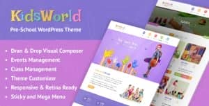 KidsWorld – Kindergarten and Child Care WordPress Theme