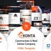 Konta – Construction & Real Estate Company HTML Template