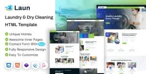 Laun – Laundry Service & Dry Cleaning HTML Template