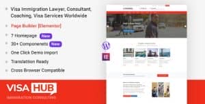 VisaHub – Immigration Consulting WordPress Theme