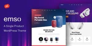 Emso – A Single Product WordPress Theme