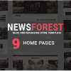 NewsForest – Magazine / Blog HTML Template + RTL