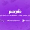 Purple – Notification & Transactional Email Templates Set