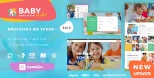 Baby Kids – Education Primary School Children WordPress Theme