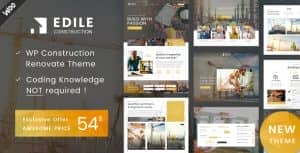 Edile – Construction Company WordPress Theme