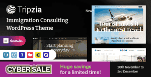 Tripzia – Immigration Consulting WordPress Theme + RTL