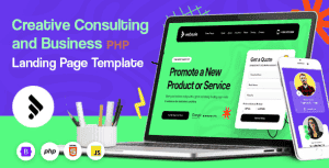 Websole – Creative and Business Consulting PHP Landing Page Template