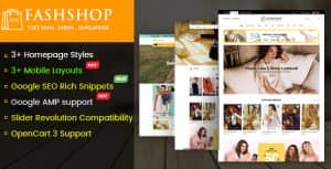 FashShop – Multipurpose Responsive OpenCart 3 Theme with Mobile-Specific Layouts