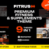 Fitrush – Fitness and Health Supplements WordPress Theme