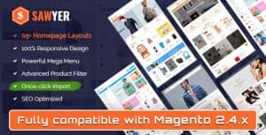 Sawyer – Multipurpose Responsive Magento 2 and 1.9 Theme