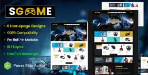 SGame – Responsive Accessories Store OpenCart Theme (Include 3 mobile layouts)