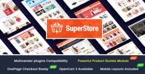 SuperStore – Responsive Multipurpose OpenCart 3 Theme with 3 Mobile Layouts Included