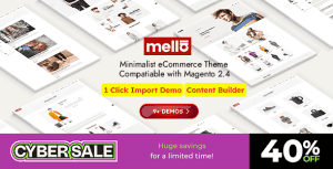 Mella – Minimalist eCommerce Magento 2 Fashion Theme