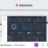 Adminto – React Admin & Dashboard Template