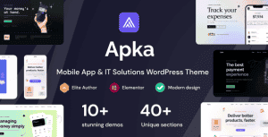 Apka – Mobile App & IT Solutions WordPress Theme