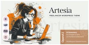 Artesia – Freelancer WordPress Theme