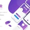 Aster – E-commerce Mobile App Sketch Template