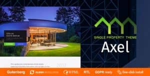 Axel – Single Property Real Estate Theme