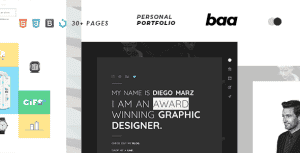 BAA – Minimal Multi-Purpose Personal Portfolio