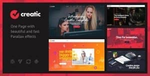 Creatic – One Page Parallax WordPress