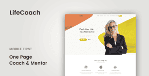 LifeCoach – Coach, Speaker & Mentor Template