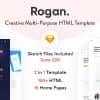 Rogan – Creative Multipurpose HTML + RTL template