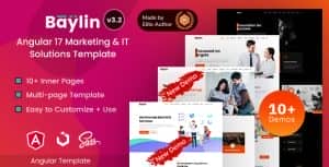 Baylin – Angular 17+ Marketing Agency & IT Solutions Template