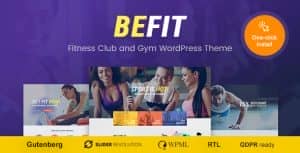 Be Fit – WordPress Theme for Gym, Yoga & Fitness Centers