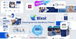Bixol – Cleaning Services WordPress