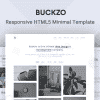 Buckzo – Minimal Tailwind CSS 3 Template