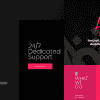 Cardea – Colorful Portfolio One Page HTML Template