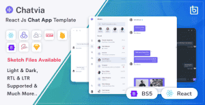 Chatvia – React Chat App Template