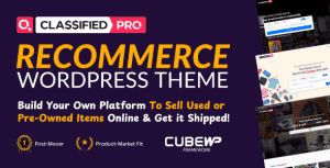 ClassifiedPro – reCommerce WordPress Theme