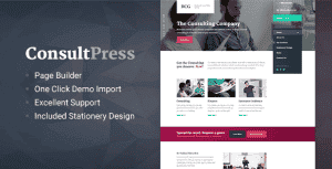 ConsultPress — WordPress Theme for Consulting and Financial Businesses