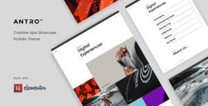 Antro – Creative Portfolio WordPress Theme